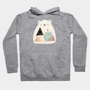 3 сartoon bears Hoodie